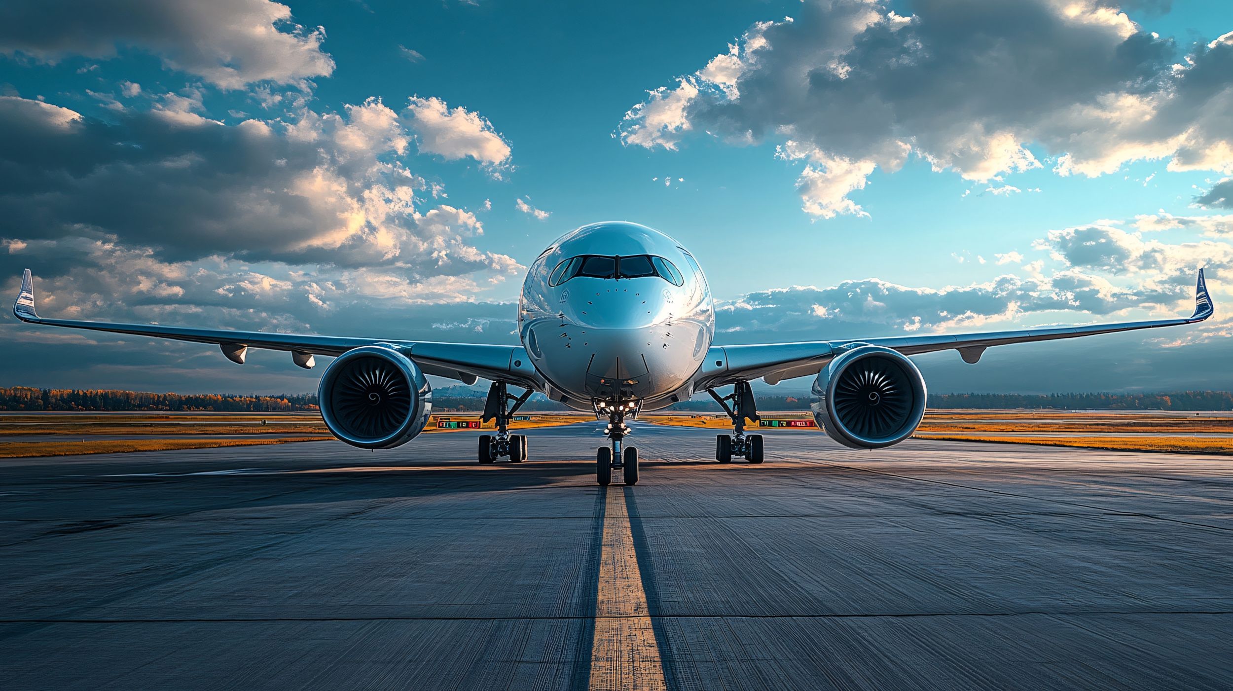 Airplane on runway